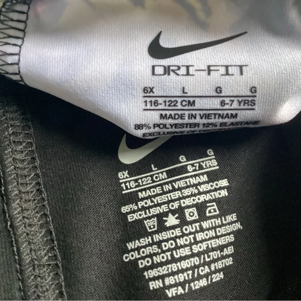 Nike girls Top & leggings set size 6X(NWT) ~PRICE IS FIRM, NO OFFERS~ - Picture 4 of 4